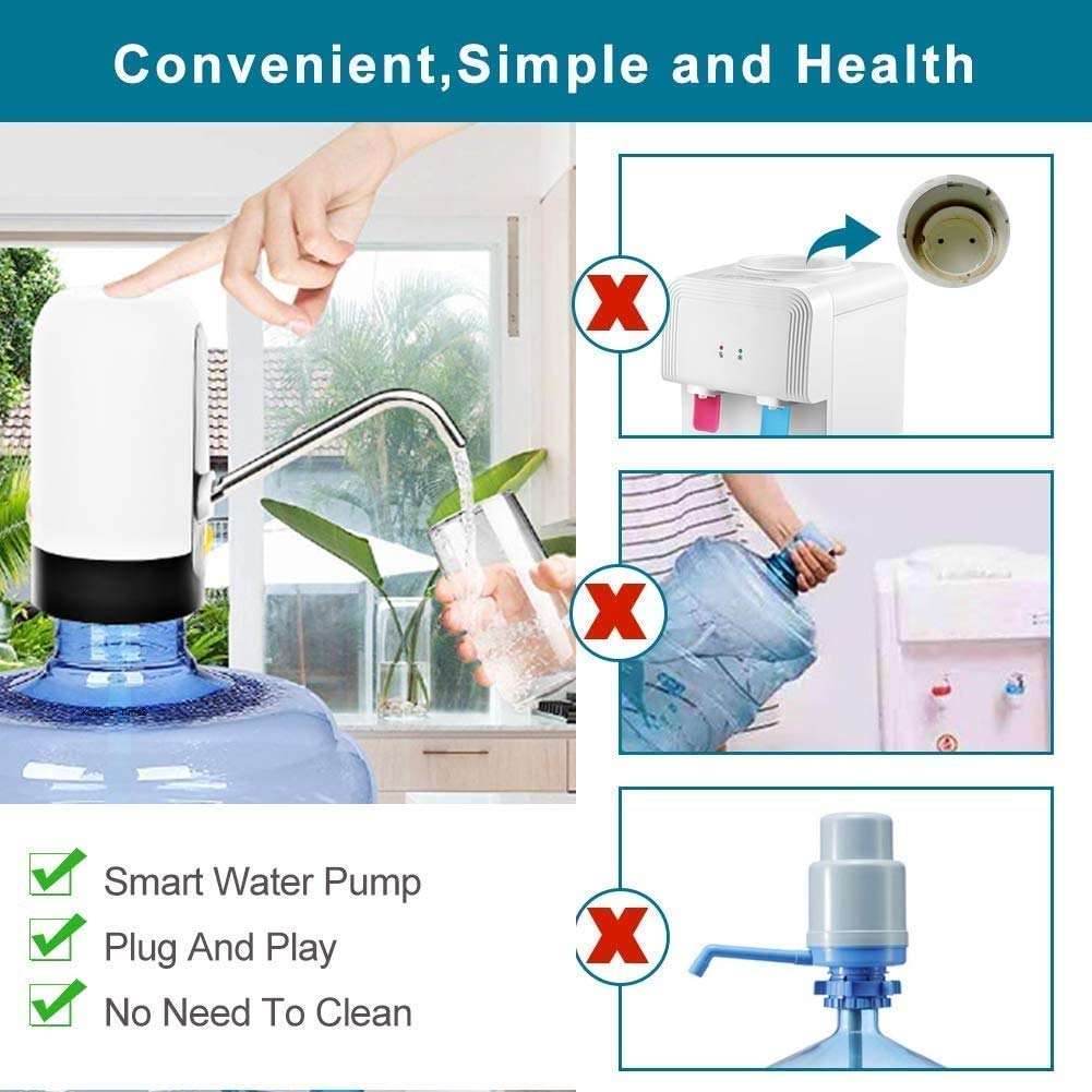 Portable Automatic Rechargeable USB Water Dispenser Pump